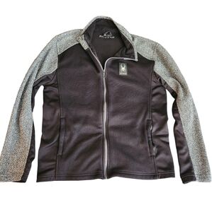 Spyder CORE Full Zip Athletic Fit Jacket‎ (Men's Medium) Black